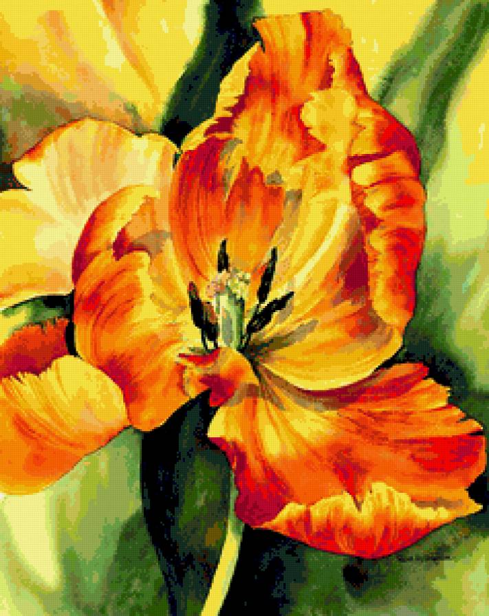 Серия "Букет" - тюльпаны, букет, цветы - предпросмотр