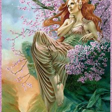 Схема вышивки «весна»