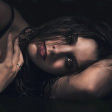 Схема вышивки «Девушка.»