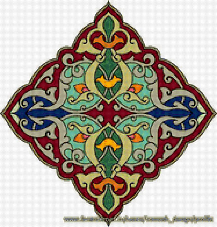 восточный узор 4 - узоры - предпросмотр