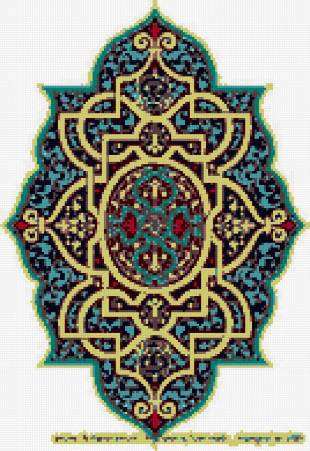 восточный узор 5 - узоры - предпросмотр