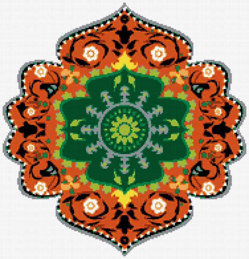 восточный узор 6 - узоры - предпросмотр