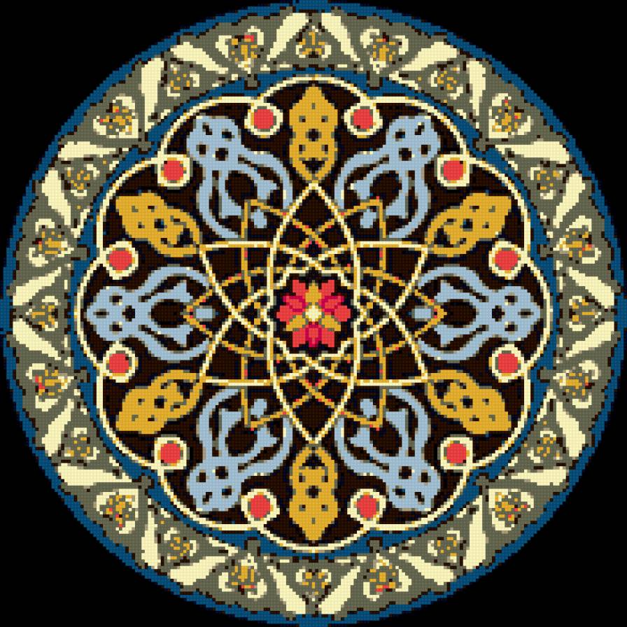 восточный узор 7 - узоры - предпросмотр