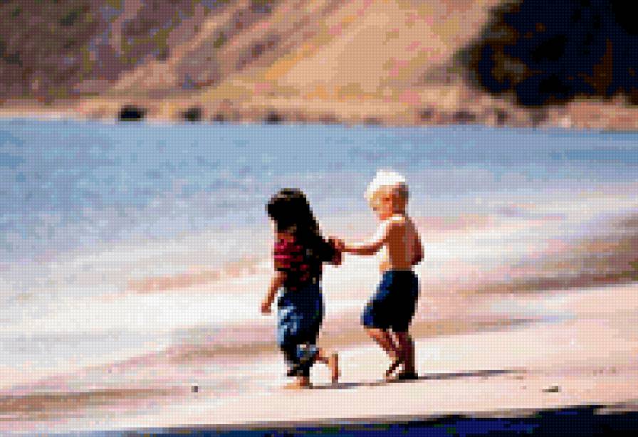 дети - море, дружба, дети - предпросмотр