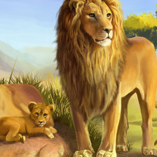 львиная семья