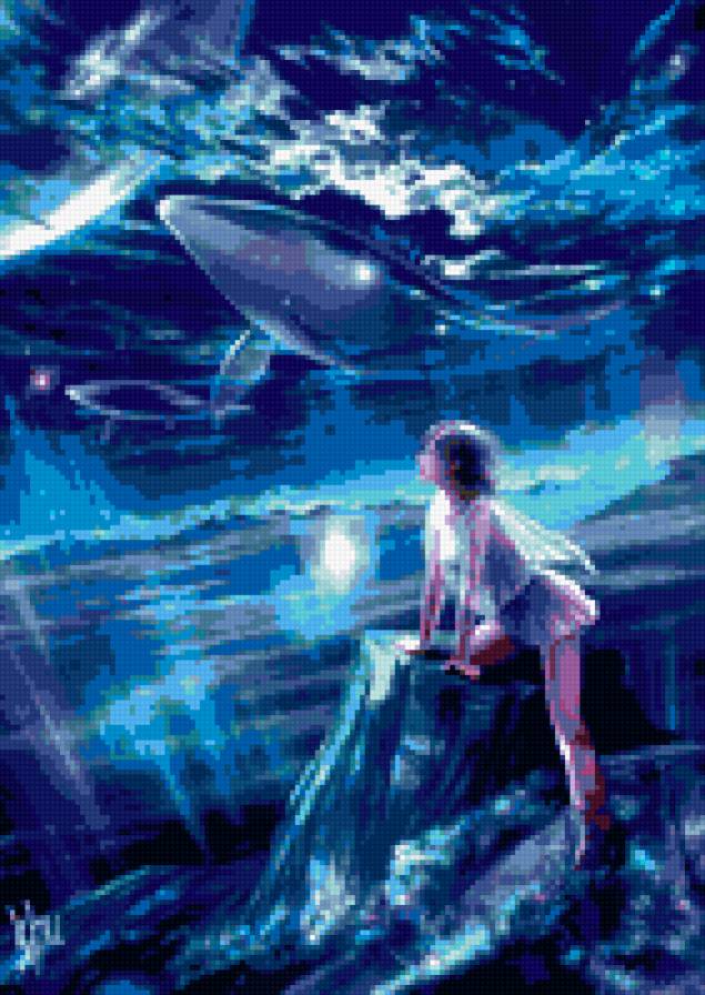 фентези - фентези, люди, море, рыбы - предпросмотр