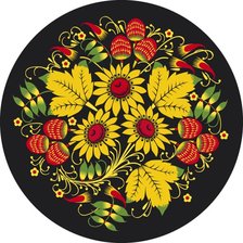 Схема вышивки «узор хохлома»