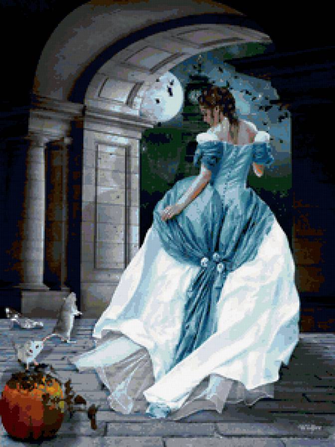 золушка - полночь, сказка, девушка, золушка - предпросмотр