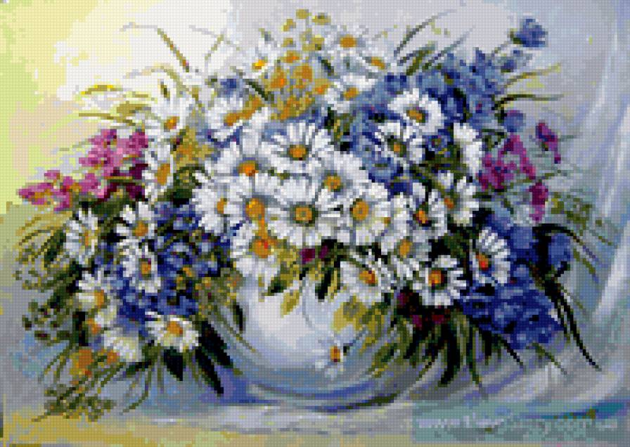 Полевые цветы - цветы, натюрморт - предпросмотр