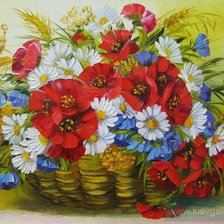 Схема вышивки «Полевой букет»