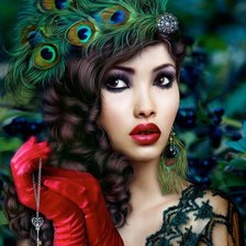 Схема вышивки «красота»