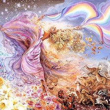 Схема вышивки «танец весны»