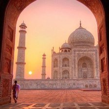 Схема вышивки «Закат»