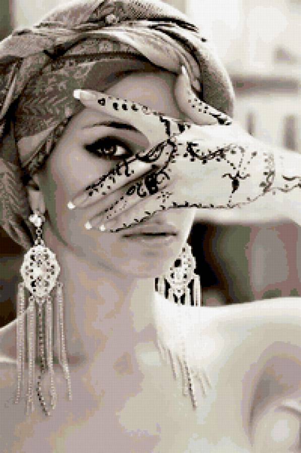 Восточная красавица - девушка, восток - предпросмотр