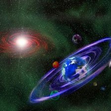 Схема вышивки «космос»