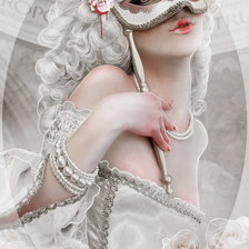 Схема вышивки «Венецианская маска 3»