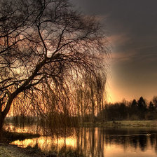 Схема вышивки «Закат»