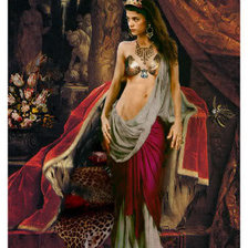 Схема вышивки «девушка»