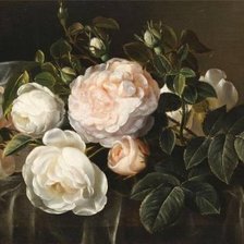 Схема вышивки «пион»