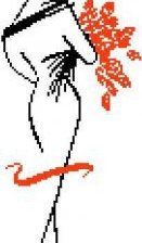 Схема вышивки «леди»