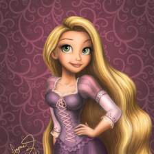 Схема вышивки «Рапунцель»