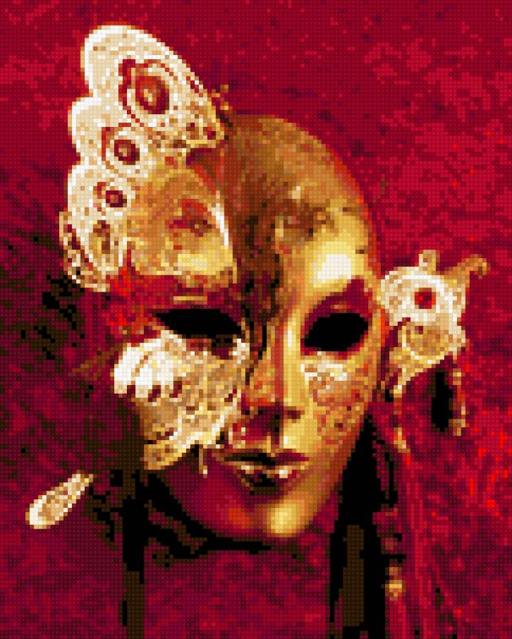 Венецианская маска - предпросмотр