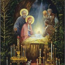 Схема вышивки «икона»