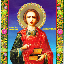 Схема вышивки «Целитель Пантелеймон»