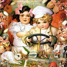 Схема вышивки «романтическое путешествие»