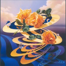 Схема вышивки «удивительный мир»