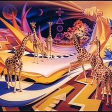 Схема вышивки «удивительный мир»