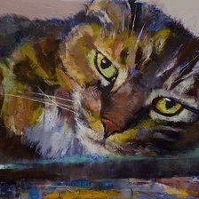 Схема вышивки «кошкин взгляд 3»