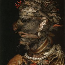 Схема вышивки «Арчимбольдо Джузеппе.вода.»