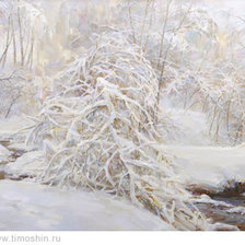 Схема вышивки «зимний лес»