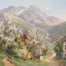 Схема вышивки «дыхание весны»