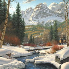 Схема вышивки «дыхание весны»