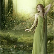 Схема вышивки «фея леса»