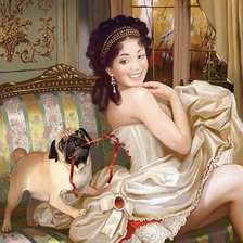 Схема вышивки «верный помошник»