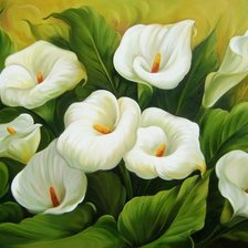 Схема вышивки «калла»