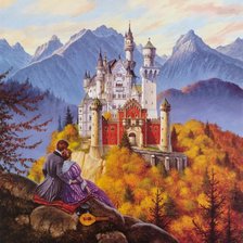 Схема вышивки «идилия»