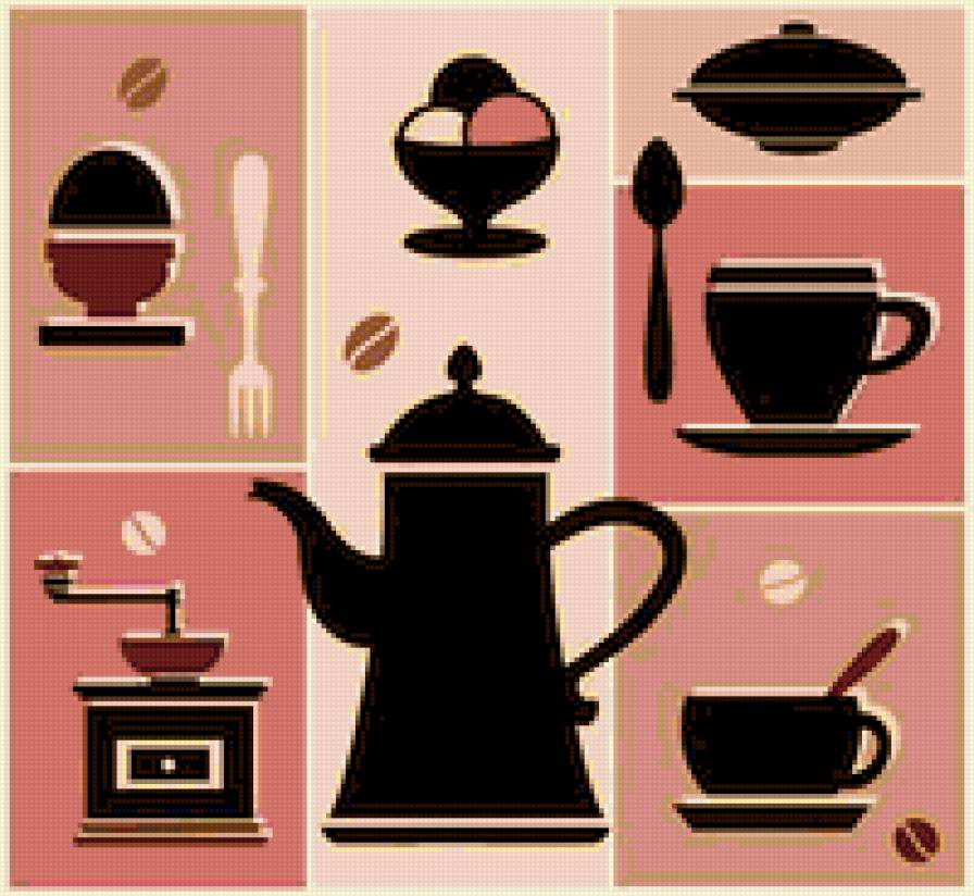 Кофе - кофе, коллекция, для кухни - предпросмотр