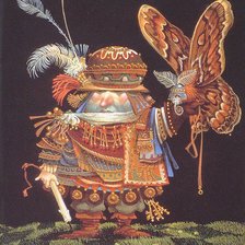 Схема вышивки «гном»