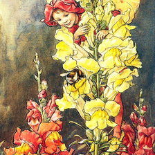 Схема вышивки «Цветочные феи»