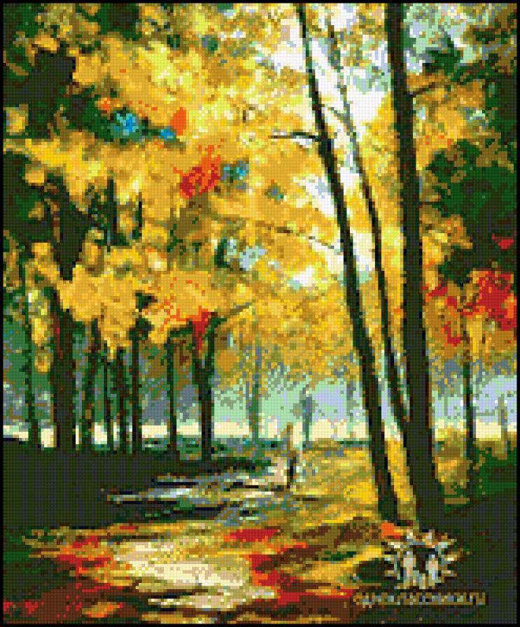 Афремов Лес - лес, осень, афремов - предпросмотр