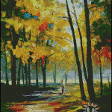 Схема вышивки «Афремов Лес»