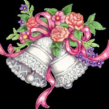 Схема вышивки «бубенчики»