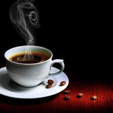 Схема вышивки «кофе»