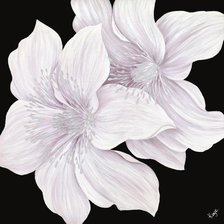 Схема вышивки «Белые лилии»