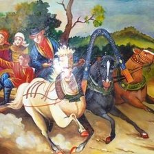 Схема вышивки «тройка»