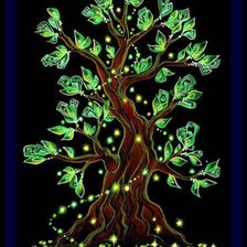 Схема вышивки «Денежное дерево;)»